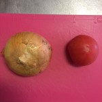 インドカレーに使う玉ねぎとトマト