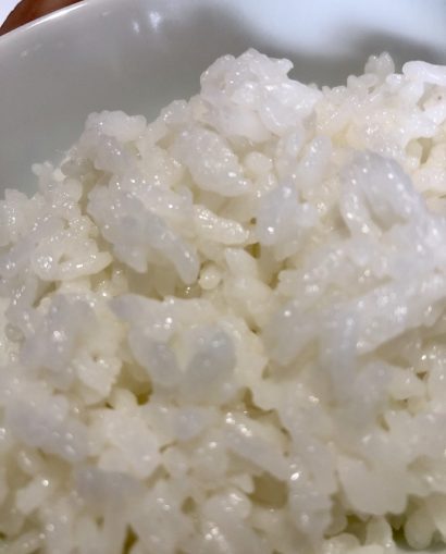 米油で炊いたご飯